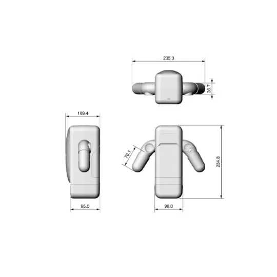 Инновационный робот-мастурбатор Game Cup (чёрный)