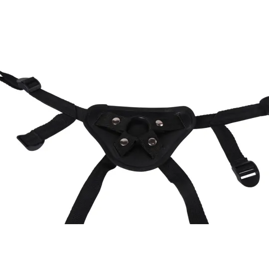 Страпон с реалистичной насадкой на присоске REAL (21x4 см.)