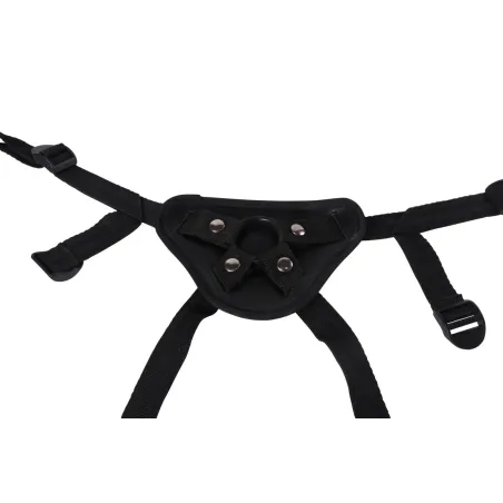 Страпон с реалистичной насадкой на присоске REAL (21x4 см.)