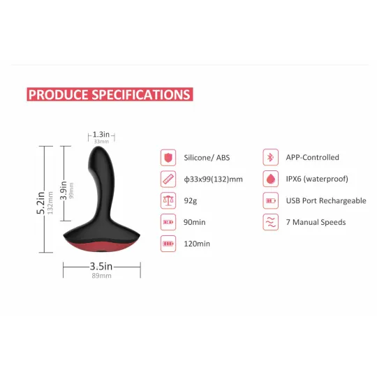 Массажер простаты Magic Motion Solstice X бирюзовый