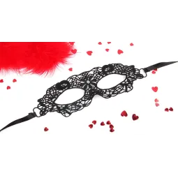 Маска ажурная "Одри" черная