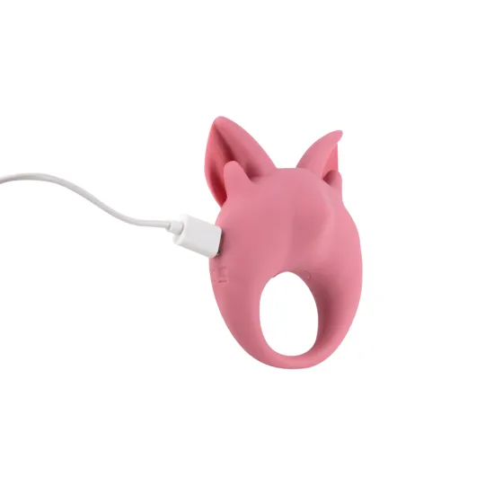 ПЕРЕЗАРЯЖАЕМОЕ КОЛЬЦО ДЛЯ КЛИТОРАЛЬНОЙ СТИМУЛЯЦИИ MIMI ANIMALS KITTEN KIKI PINK 7200-01LOLA
