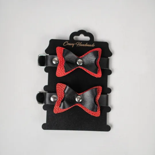 Наручники с красными бантиками
