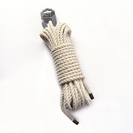 Хлопковая веревка для шибари (Белая), 15 м