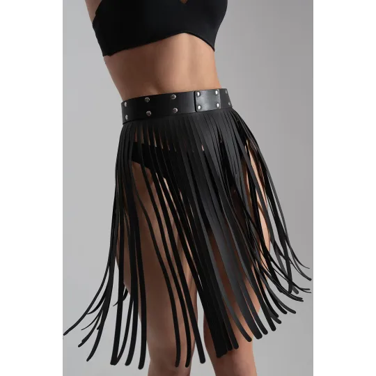 Юбка с бохрамой