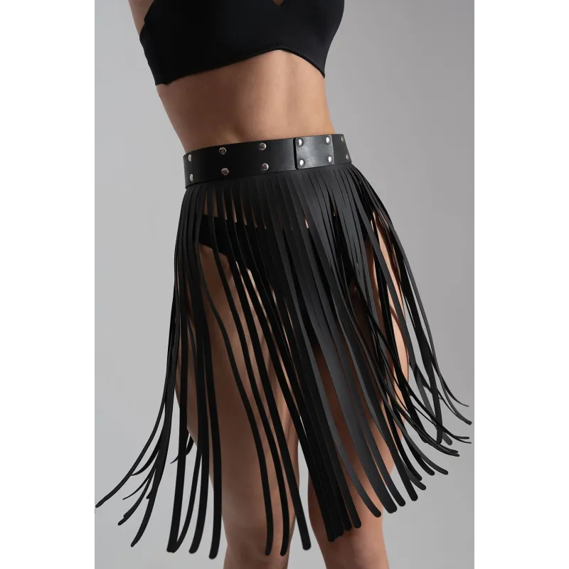 Юбка с бохрамой