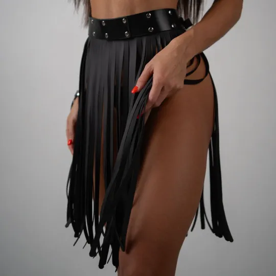 Юбка с бохрамой