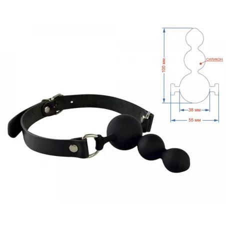 Кляп-буса, силиконовый 3148-1