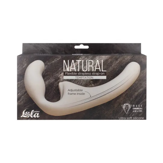 ГНУЩИЙСЯ БЕЗРЕМНЕВОЙ СТРАПОН NATURAL TEMPTATION BIEGE 5011-01LOLA