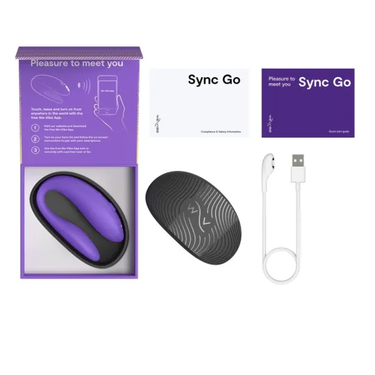 Вибратор для пар We-Vibe Sync Go светло-фиолетовый