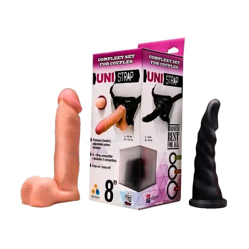 Страпон с 2 насадками