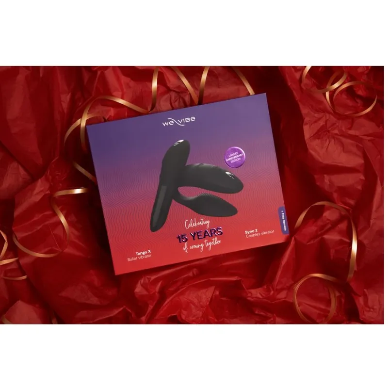 Набор вибраторов для пар We-Vibe 15 Year Anniversary Collection: Tango X + Sync 2