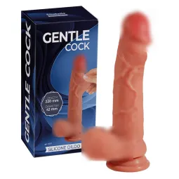 Фаллоимитатор с подвижной кожей, L220 мм, d42 мм 10211