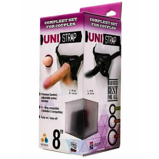 Страпон с 2 насадками