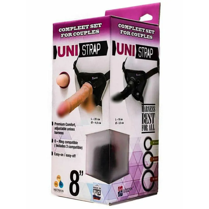 Страпон с 2 насадками