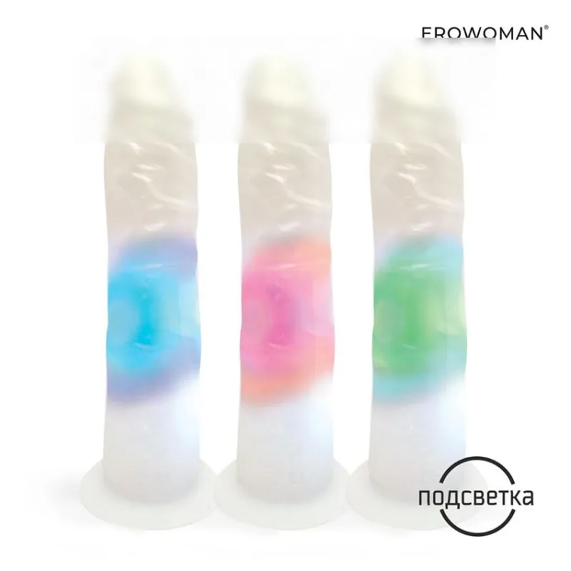 ВИБРОМАССАЖЁР L  190 мм D 42 мм, 10 режимов