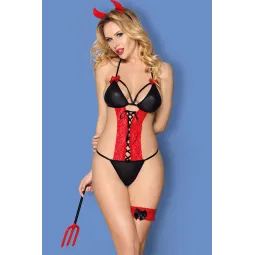 КОСТЮМ (боди, ободок, подвязка, трезубец) разм. S/M арт. 81514