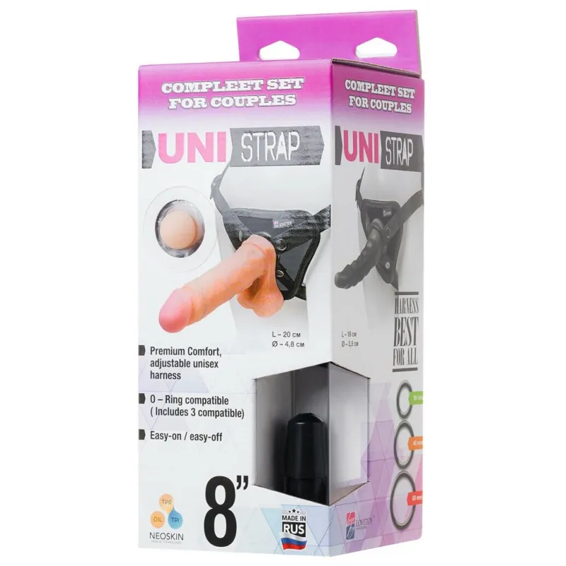 Страпон с 2 насадками