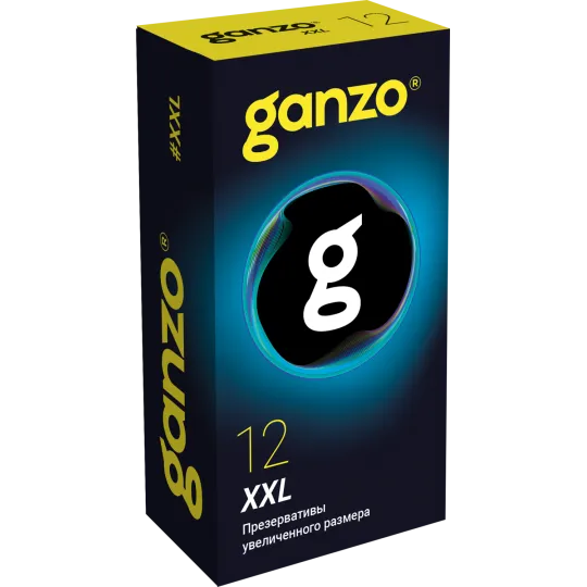 Презервативы GANZO XXL, латекс, 12 шт