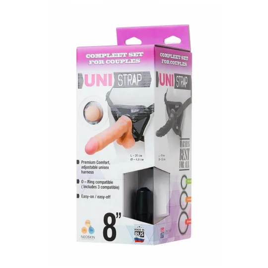 Страпон с 2 насадками