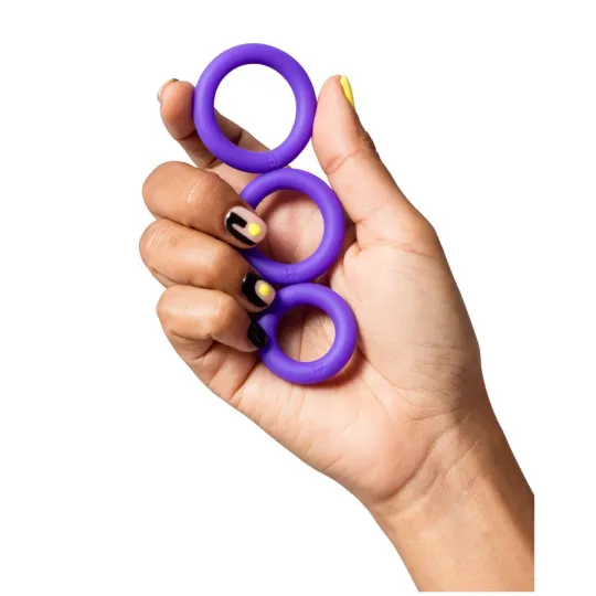 Набор эрекционных колец Romp Remix Trio фиолетовый