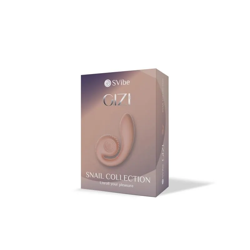Инновационный SVibe Gizi вибратор, персиковый