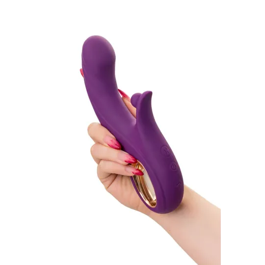 Виброкролик с функций Up&Down JOS Julli, силикон, фиолетовый, 20,5 см