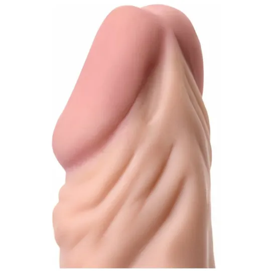 Реалистичный вибратор на присоске RealStick Elite, телесный, 19 см