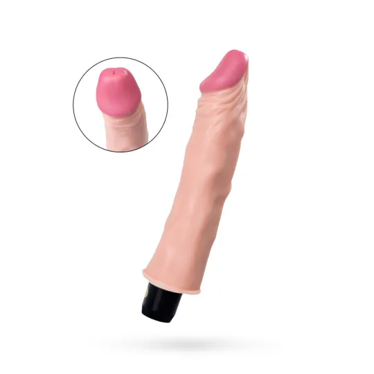 Реалистичный вибратор на присоске RealStick Elite, телесный, 19 см