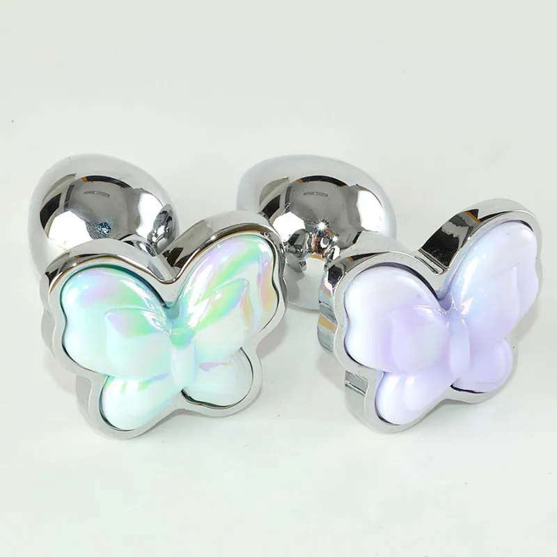 Пробка анальная Бабочка, d 27 мм