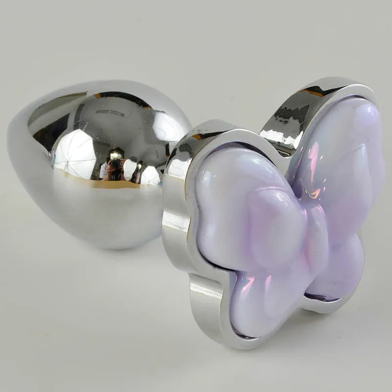 Пробка анальная Бабочка, d 27 мм