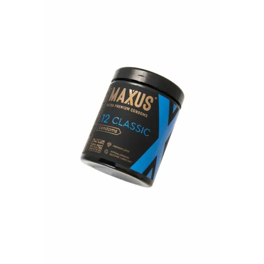 MAXUS Classic, 12шт Презервативы гладкие, классические X-Edition