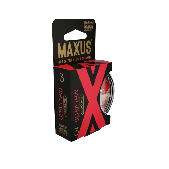 MAXUS AIR Ultra thin, 3шт. Презервативы, ультра тонкие X-Edition