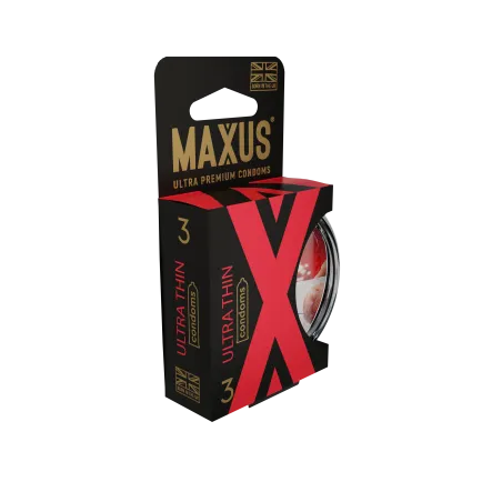 MAXUS AIR Ultra thin, 3шт. Презервативы, ультра тонкие X-Edition