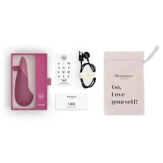 Клиторальный вибратор Womanizer Vibe темно-розовый