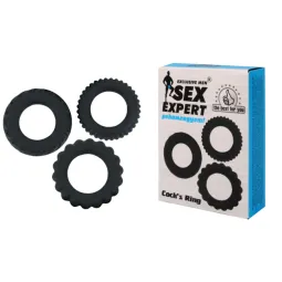 КОЛЬЦО ЭРЕКЦИОННОЕ набор 3 шт SEM-55081