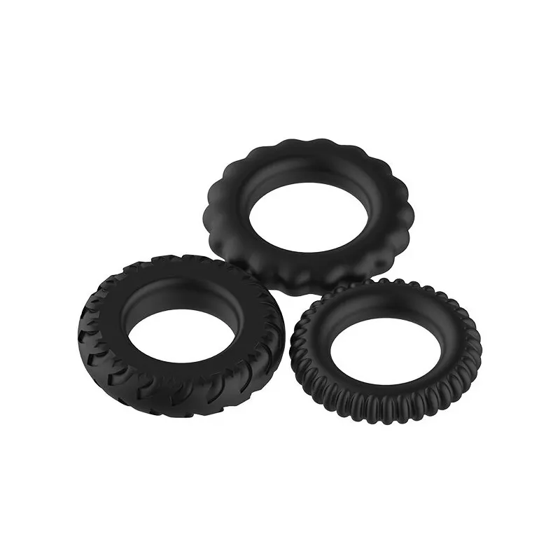 КОЛЬЦО ЭРЕКЦИОННОЕ набор 3 шт SEM-55081