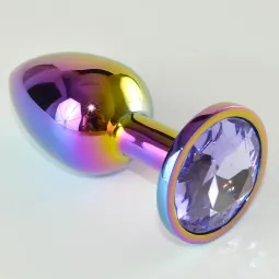 Пробка анальная радужная, d 27 мм