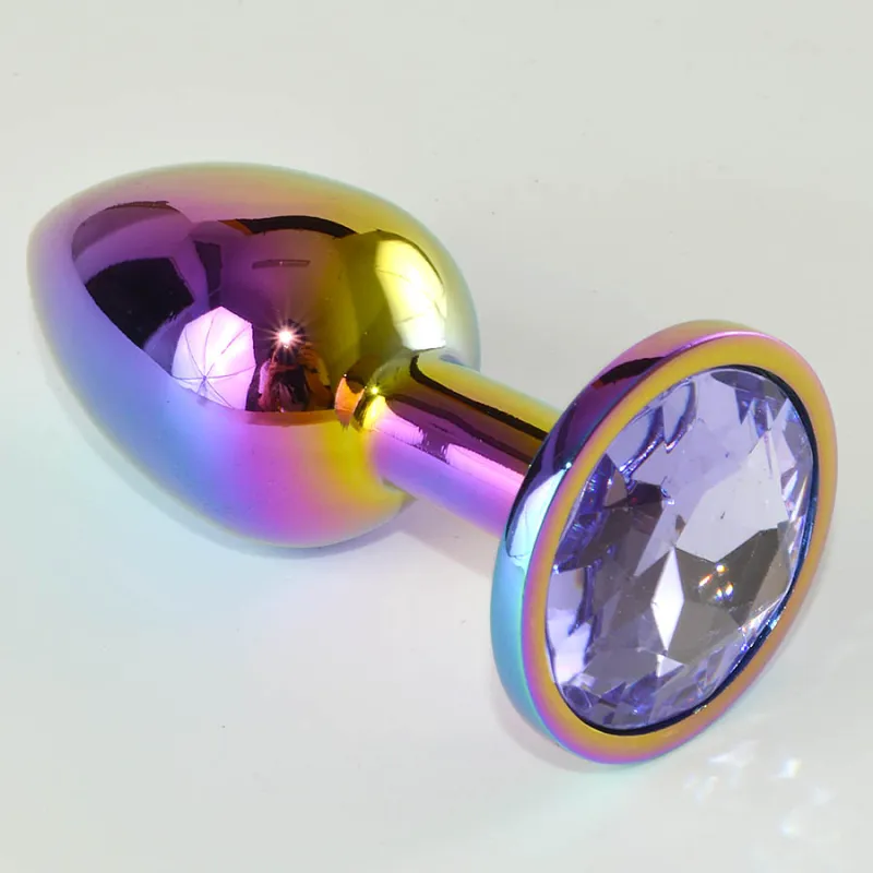 Пробка анальная радужная, d 27 мм