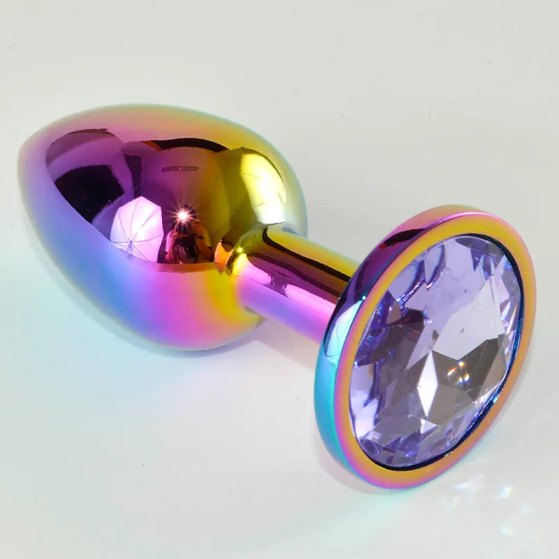 Пробка анальная радужная, d 27 мм