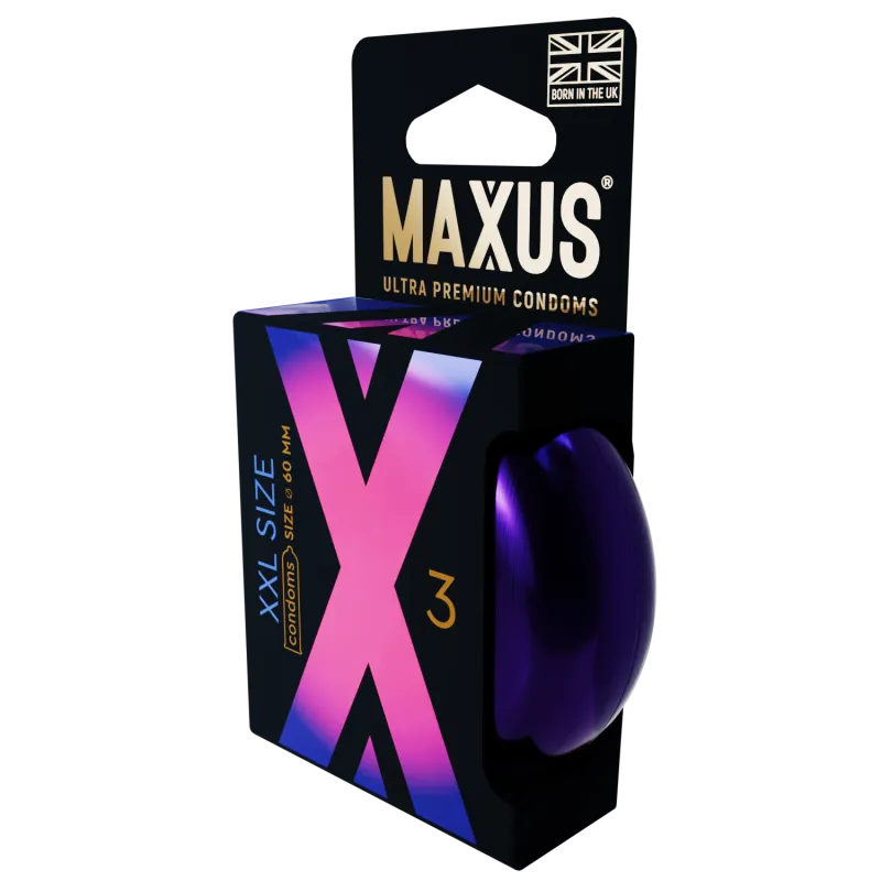 Презервативы MAXUS XXL, с увеличенным размером, 3 шт