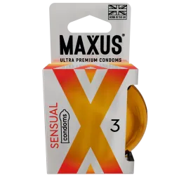 Презервативы MAXUS Sensual, анатомические, 3 шт