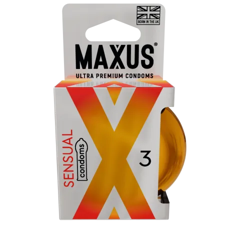 Презервативы MAXUS Sensual, анатомические, 3 шт