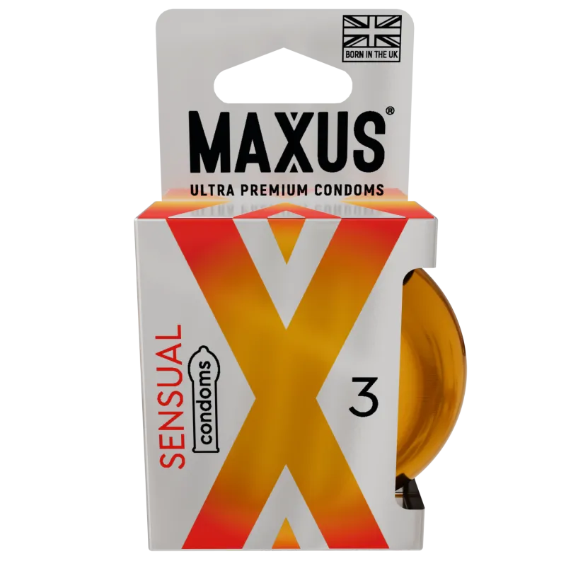 Презервативы MAXUS Sensual, анатомические, 3 шт