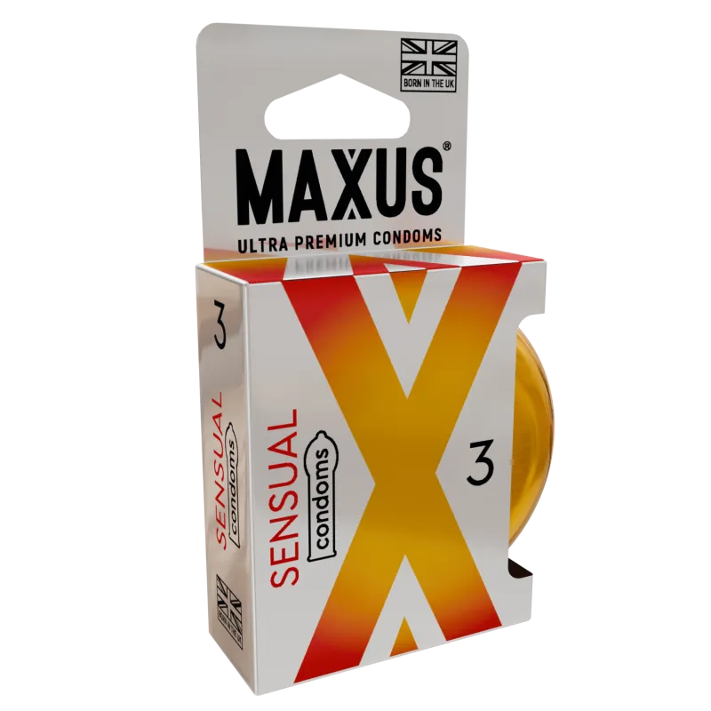 Презервативы MAXUS Sensual, анатомические, 3 шт