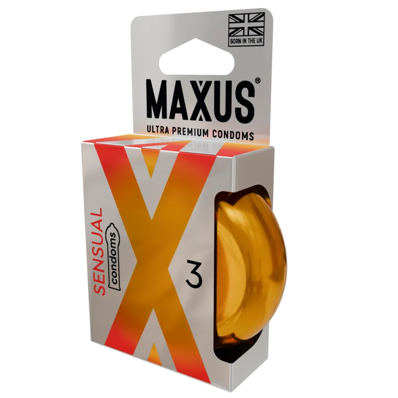 Презервативы MAXUS Sensual, анатомические, 3 шт