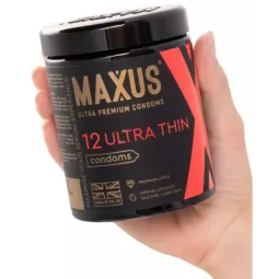 Презервативы Ультратонкие «Ultra Thin №12», 12 шт, Maxus