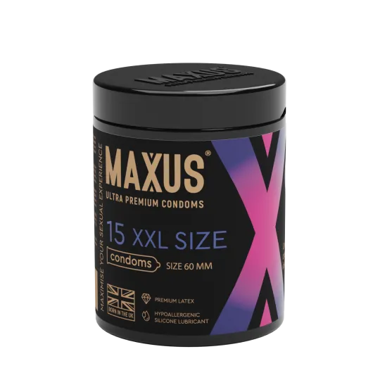 Презервативы MAXUS XXL, с увеличенным размером, X-Edition, 15 шт