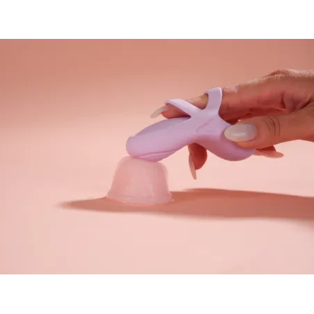 Echo 2 Вибромассажёр на пальцы с функцией нагрева, сиреневый