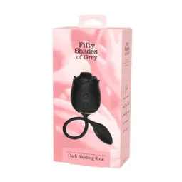 Бесконтактный клиторальный стимулятор Fifty Shades of Grey Dark Blushing Rose, черный
